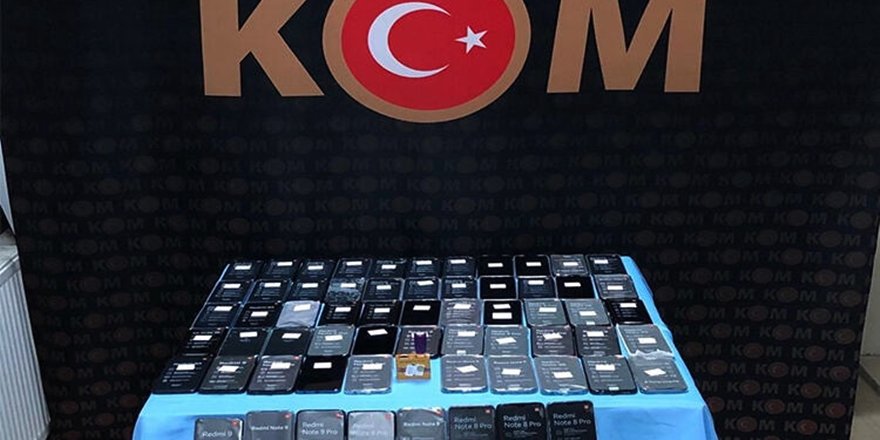 250 Bin Liralık Kaçak Cep Telefonu Ele Geçirildi