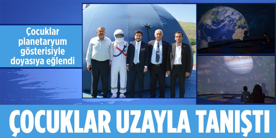 Adilcevaz Belediyesi’nden Öğrencilere Planetaryum Gösterisi