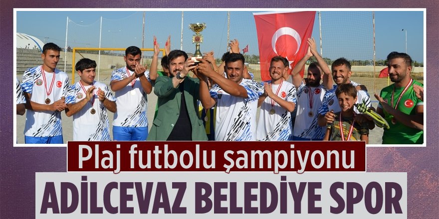 Van Gölü Sahilinde TFF Plaj Futbolu Turnuvası Sona Erdi