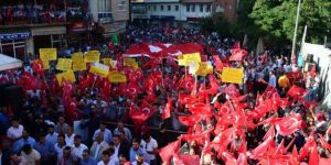 Bitlis'te Büyük Demokrasi Mitingi Düzenlendi